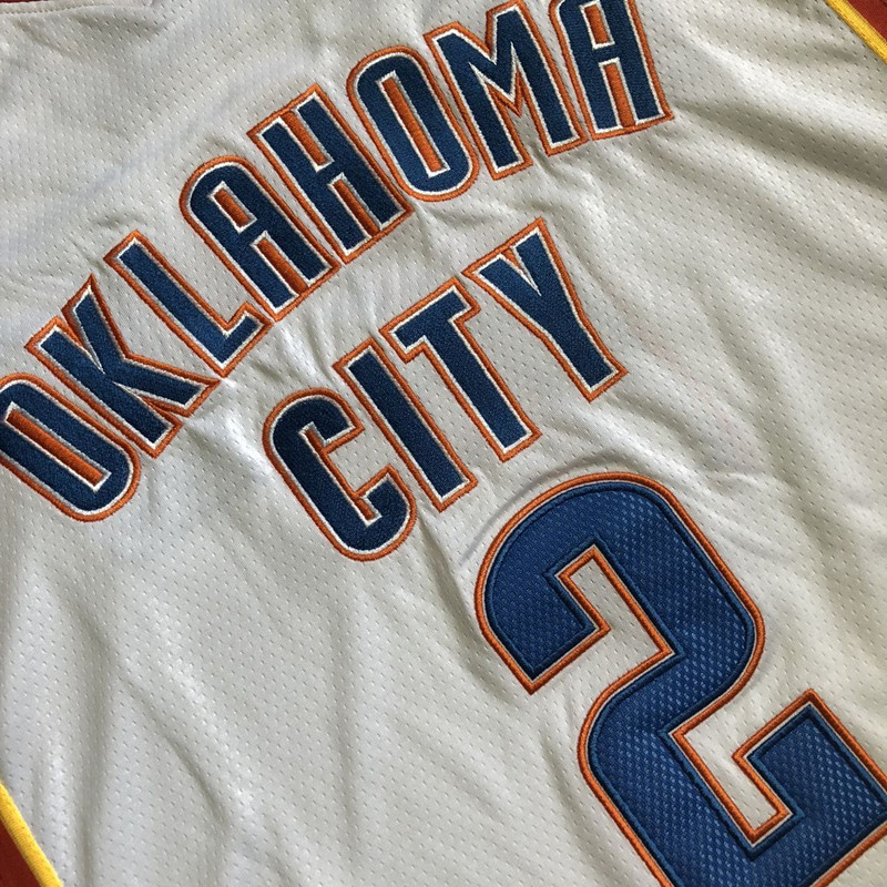 NBA Oklahoma City Thunder #2 Shai Gilgeous-Alexander Men's Nike Association Edition Embroidery Jersey