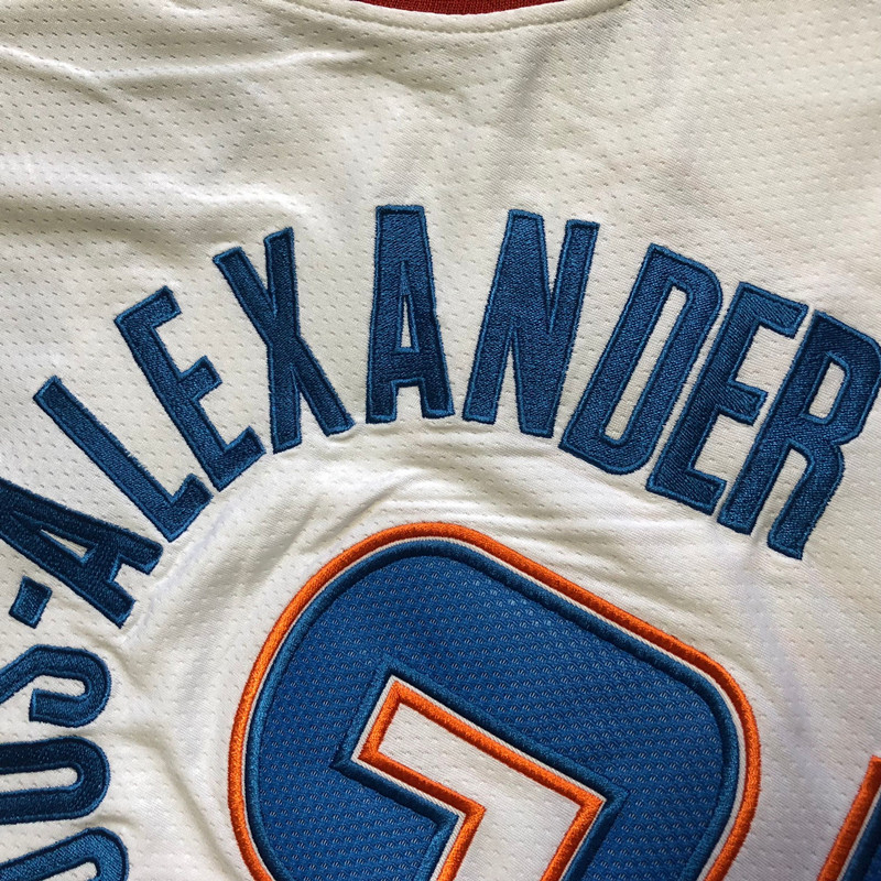 NBA Oklahoma City Thunder #2 Shai Gilgeous-Alexander Men's Nike Association Edition Embroidery Jersey