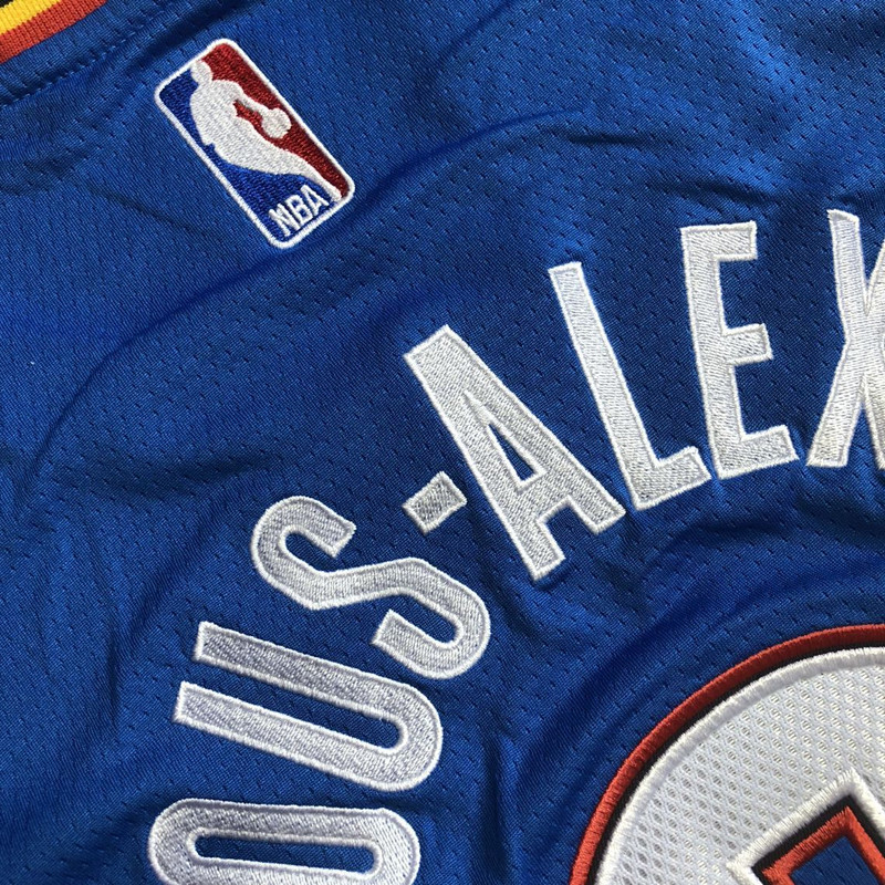 NBA Oklahoma City Thunder #2 Shai Gilgeous-Alexander Men's Nike Icon Edition Embroidery Jersey