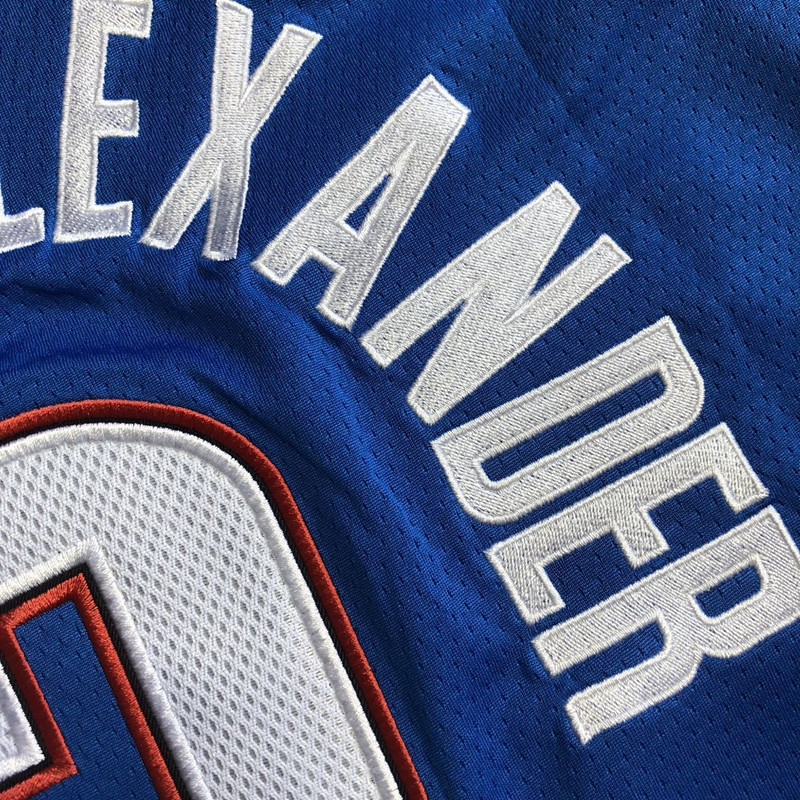 NBA Oklahoma City Thunder #2 Shai Gilgeous-Alexander Men's Nike Icon Edition Embroidery Jersey