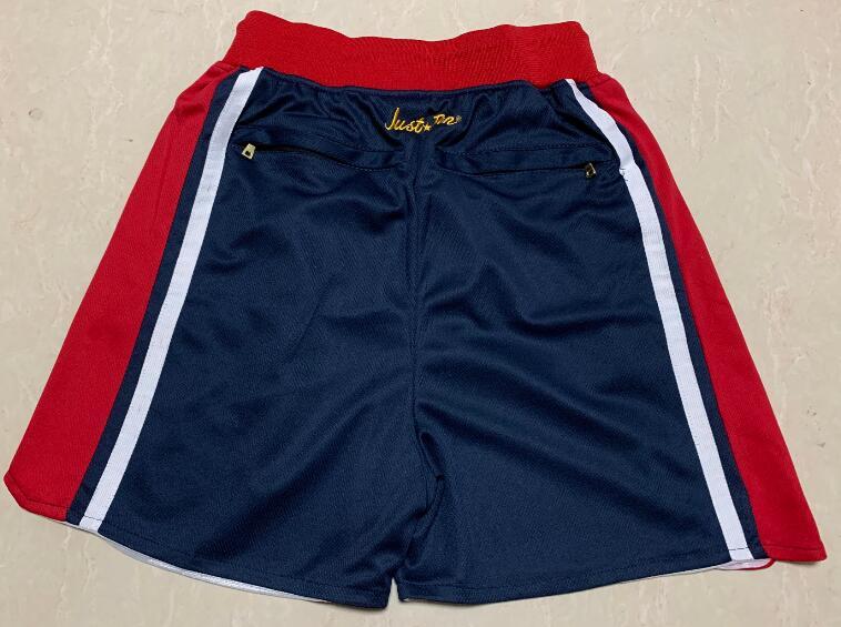 Men's Just ★ Don MLB Los Angeles Angels Navy/Red Stitched Pocket Shorts