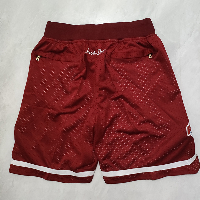 Men's Just ★ Don MLB Philadelphia Phillies Burgundy Stitched Pocket Shorts