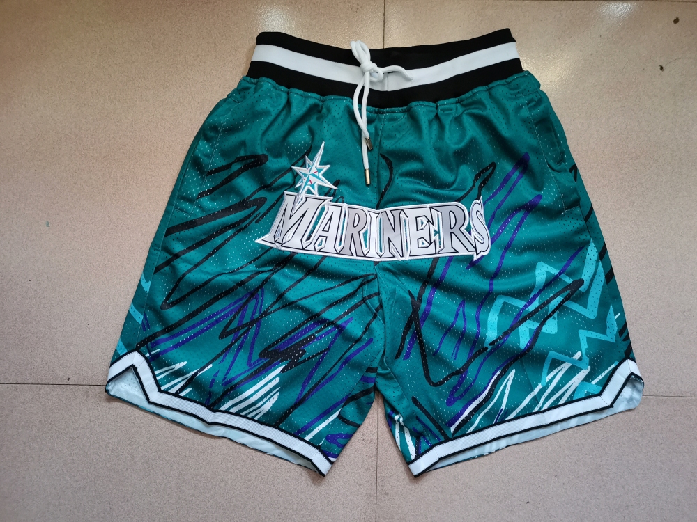 Men's Just ★ Don MLB Seattle Mariners Limited Stitched Pocket Shorts