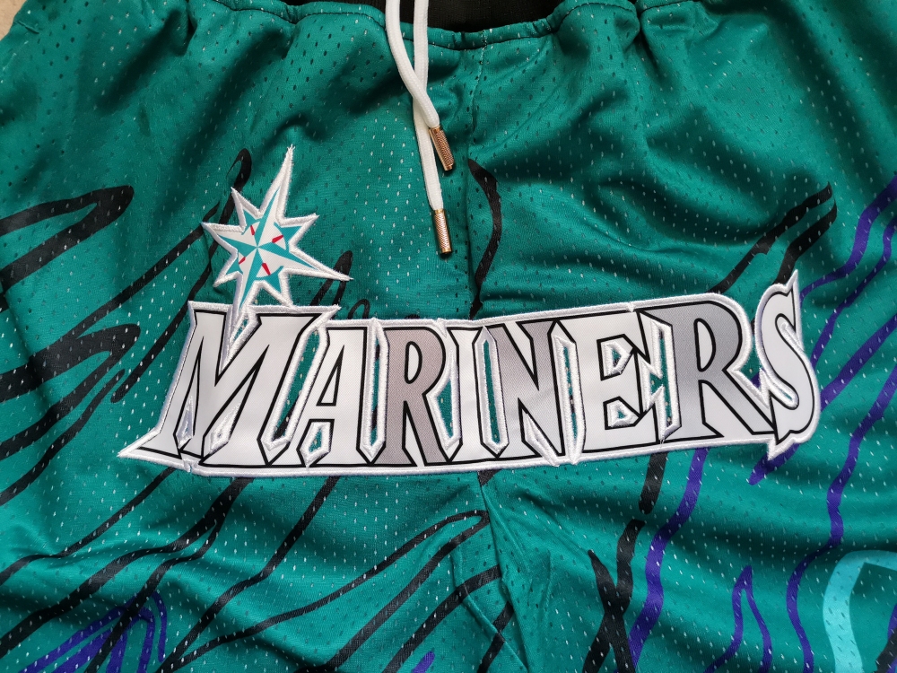 Men's Just ★ Don MLB Seattle Mariners Limited Stitched Pocket Shorts