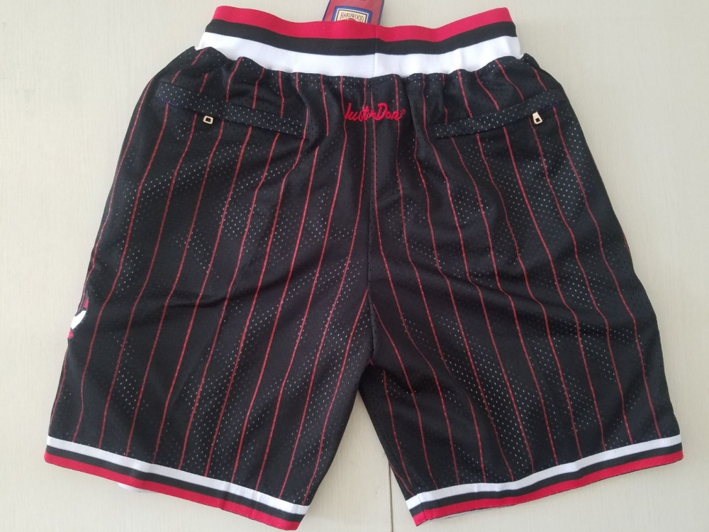 Men's Just ★ Don NBA 1997-98 Chicago Bulls Alternate Swingman Stitched Shorts