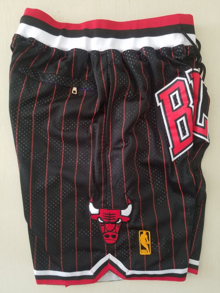 Men's Just ★ Don NBA 1997-98 Chicago Bulls Alternate Swingman Stitched Shorts