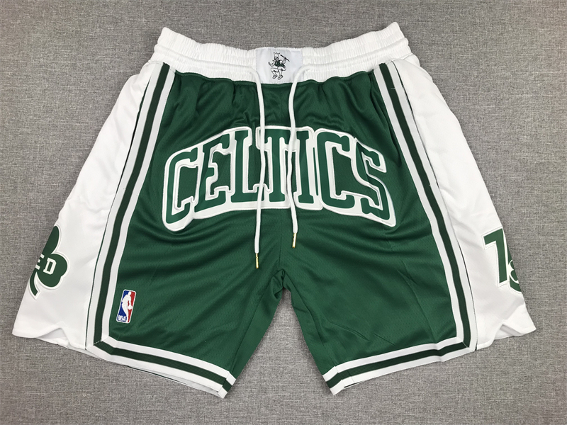 Men's Just ★ Don NBA Boston Celtics 2021-22 City Edition Stitched Shorts
