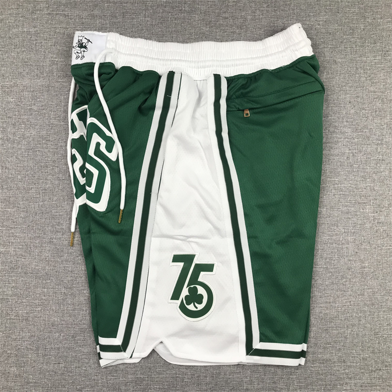 Men's Just ★ Don NBA Boston Celtics 2021-22 City Edition Stitched Shorts