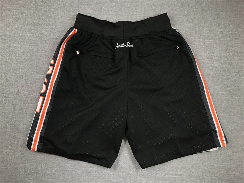 Men's Just ★ Don NFL Chicago Bears Black Stitched Pocket Shorts