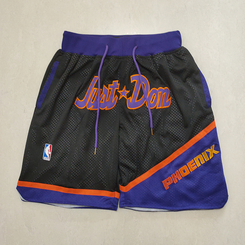 Men's Just ★ Don x NBA Phoenix Suns Purple Stitched Pocket Shorts