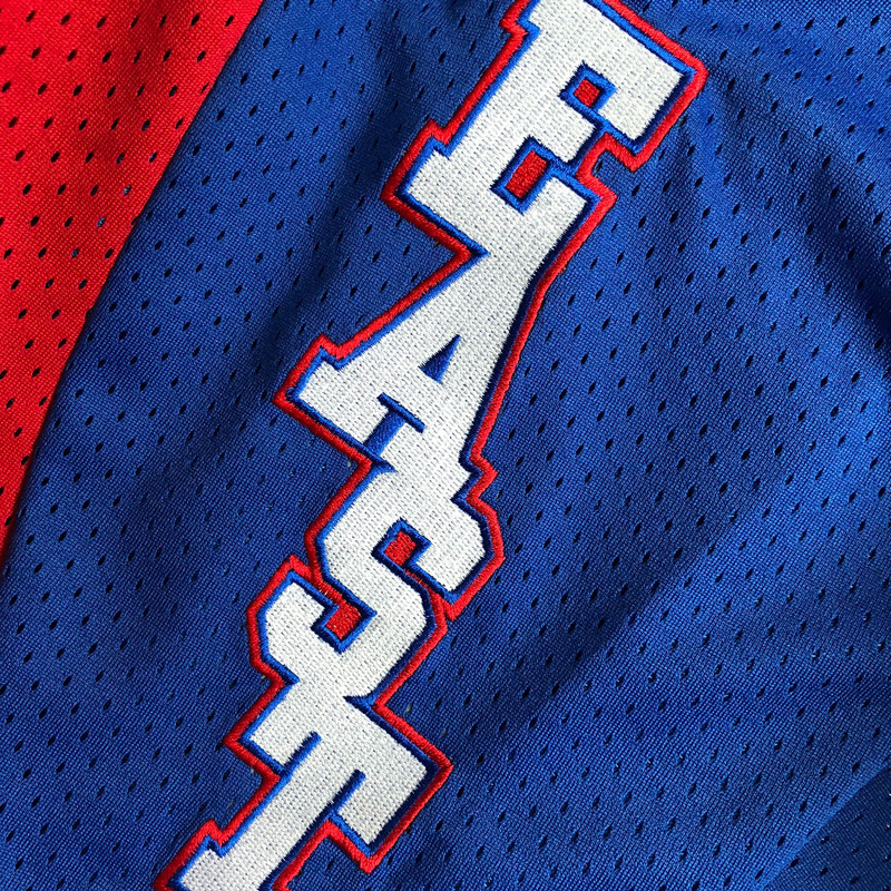 Men's NBA 2004 All-Star Mitchell & Ness Blue Embroidery Shorts