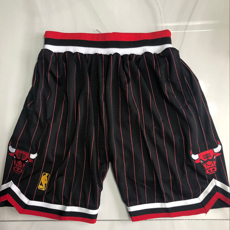 Men's NBA Chicago Bulls Mitchell & Ness Alternate Embroidery Shorts