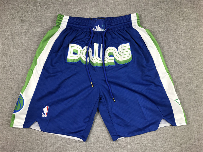 Men's NBA Dallas Mavericks 2022-23 City Edition Stitched Swingman Shorts