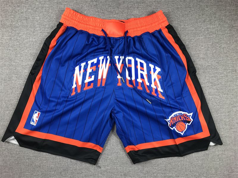 Men's NBA New York Knicks 2023-24 City Edition Stitched Swingman Shorts