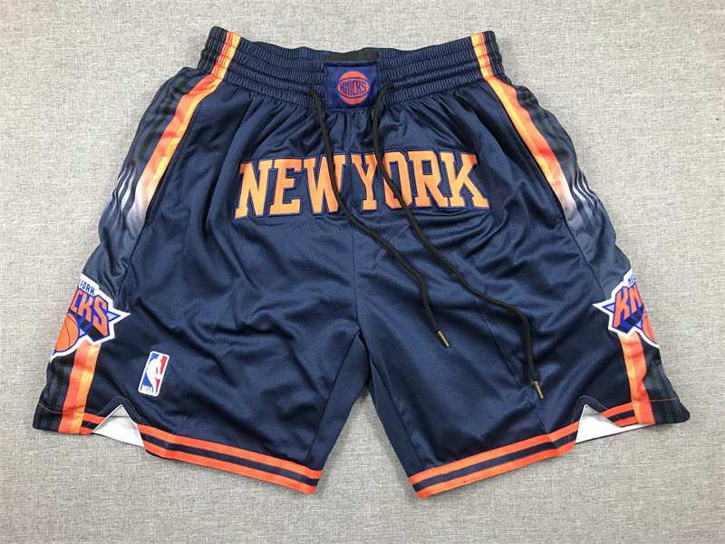 Men's NBA New York Knicks 2023-24 Statement Edition Stitched Swingman Shorts