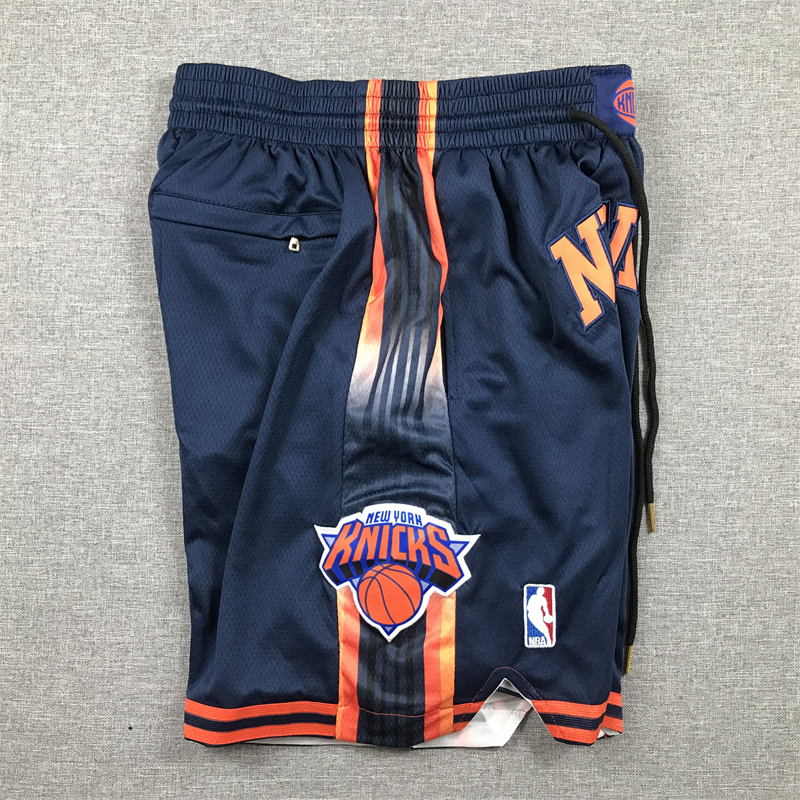 Men's NBA New York Knicks 2023-24 Statement Edition Stitched Swingman Shorts