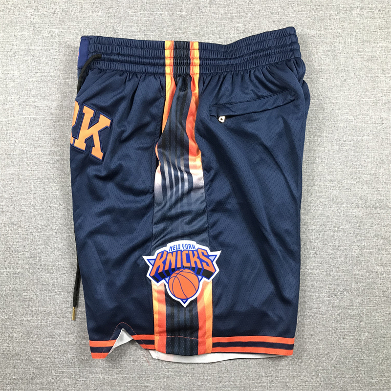 Men's NBA New York Knicks 2023-24 Statement Edition Stitched Swingman Shorts