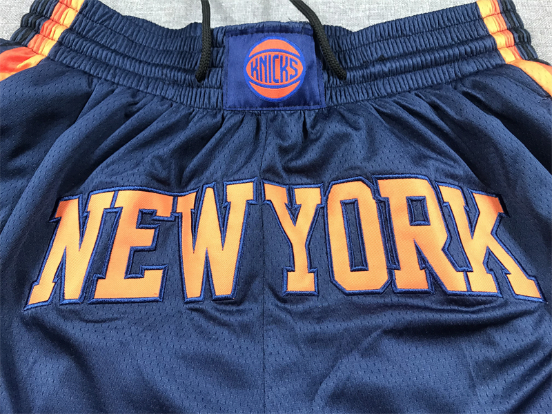 Men's NBA New York Knicks 2023-24 Statement Edition Stitched Swingman Shorts