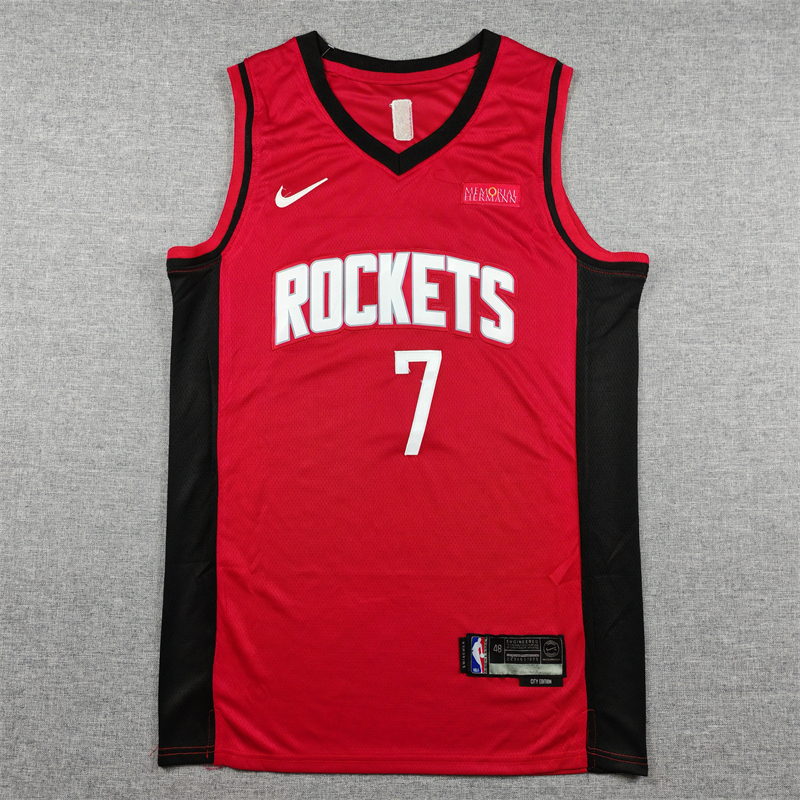 Men's NBA Houston Rockets #7 Kevin Durant Nike 2024-25 Icon Edition Swingman Jersey