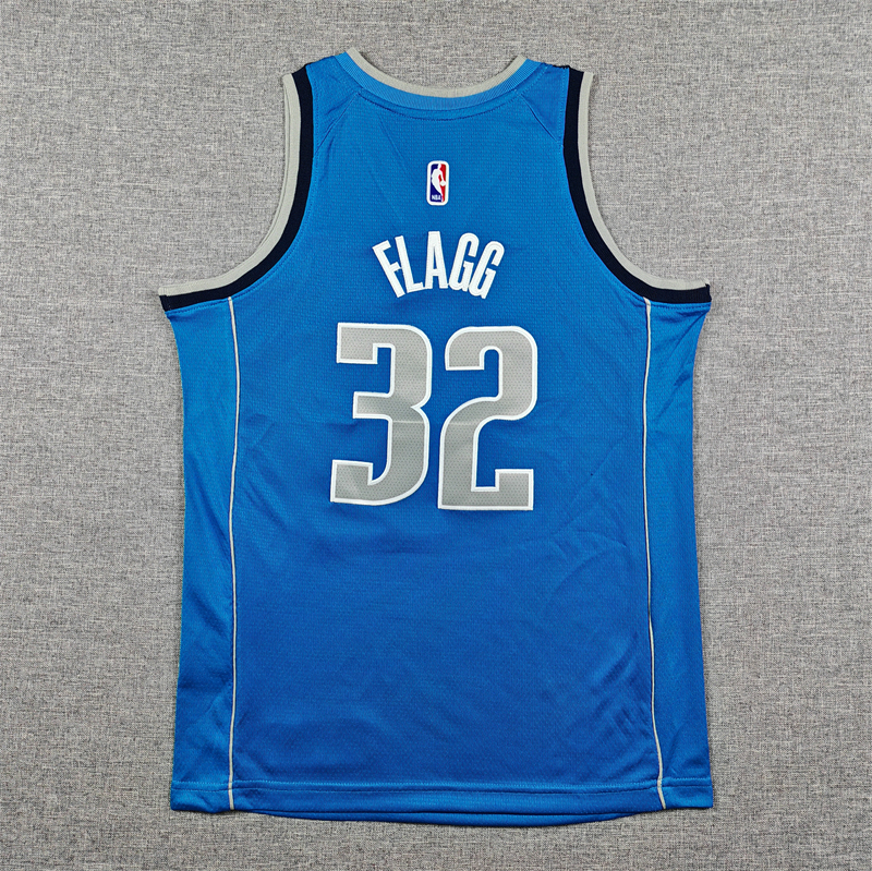 Youth NBA Dallas Mavericks #32 Cooper Flagg 2024-25 Icon Edition Embroideried Jersey