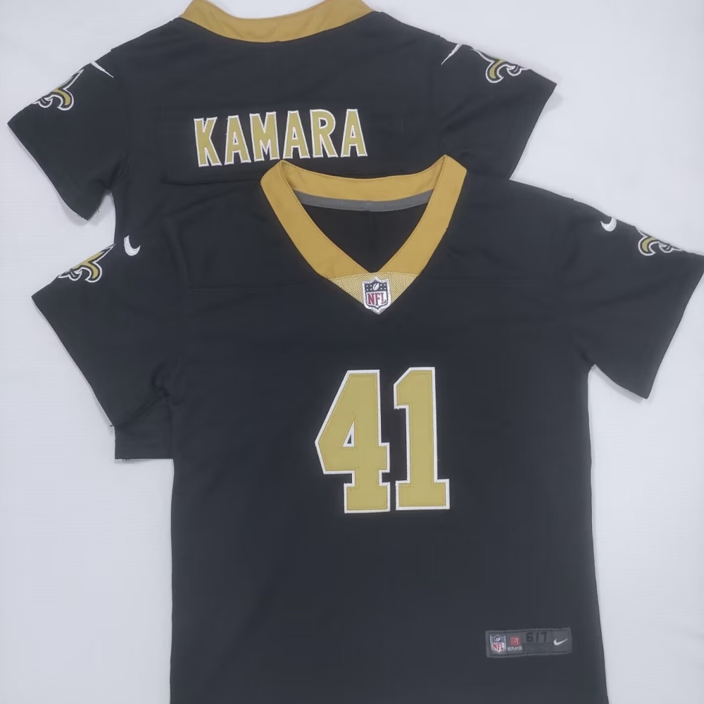 Baby's NFL New Orleans Saints #41 Alvin Kamara Black Home Vapor Jersey