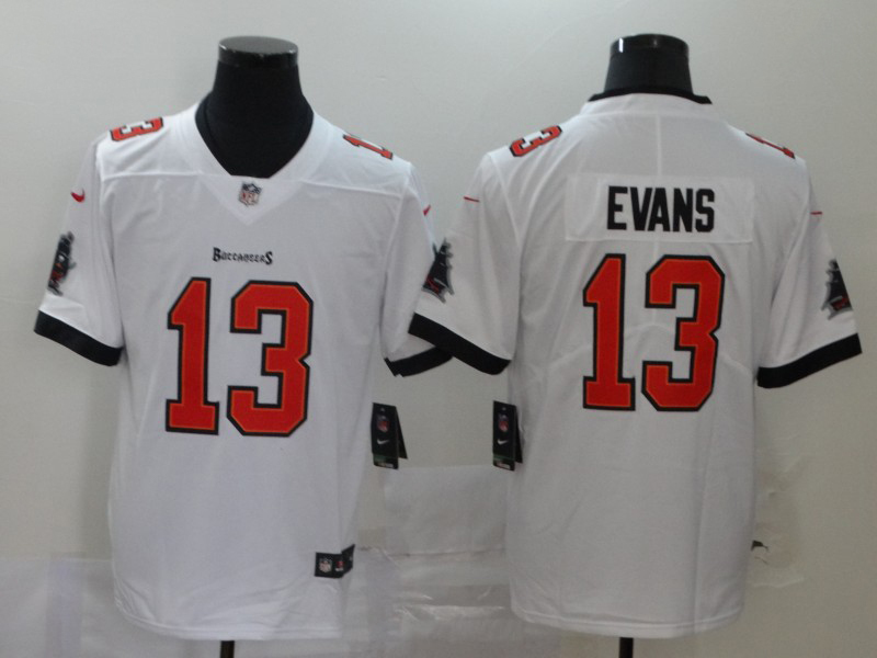 Men's NFL Tampa Bay Buccaneers #13 Mike Evans White Vapor Untouchable Away Jersey