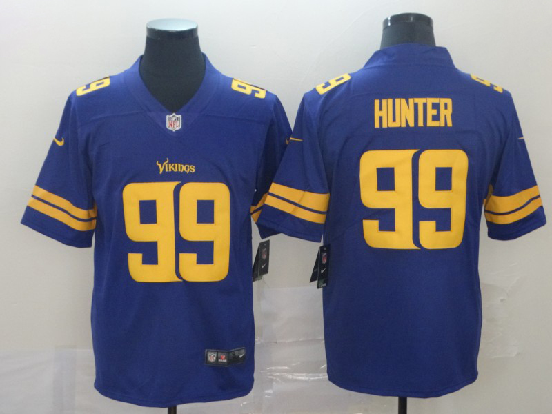 Men's NFL Minnesota Vikings #99 Danielle Hunter Purple Vapor Untouchable Throwback Jersey