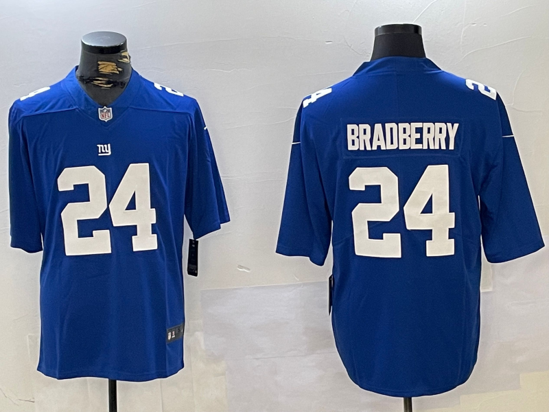 Men's NFL New York Giants #24 James Bradberry Royal Vapor Untouchable Home Jersey