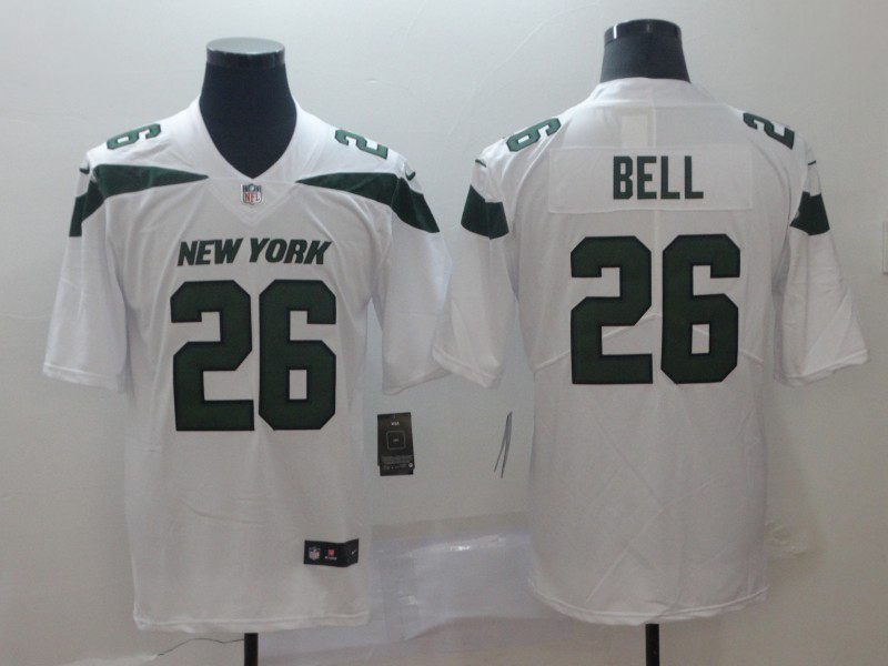 Men's NFL New York Jets #26 Le'Veon Bell White Vapor Untouchable Away Jersey.jpg
