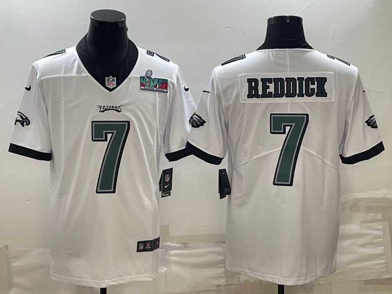 Men's NFL Philadelphia Eagles #7 Haason Reddick White Vapor Untouchable Away Jersey