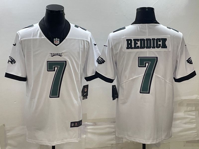 Men's NFL Philadelphia Eagles #7 Haason Reddick White Vapor Untouchable Away Jersey