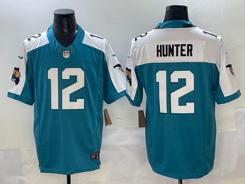 Men's NFL Jacksonville Jaguars #12 Travis Hunter Thanksgiving Day F.U.S.E Limited Jersey