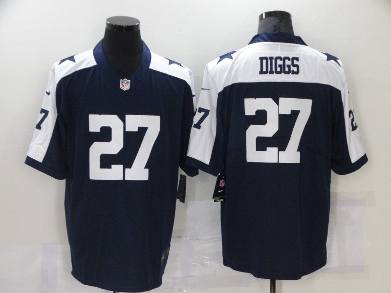 Men's NFL Dallas Cowboys #27 Trevon Diggs Navy Vapor Untouchable Alternate Jersey