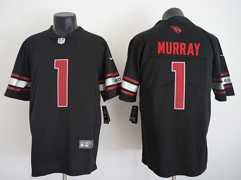 Men's NFL Arizona Cardinals #1 Kyler Murray New Black Vapor Alternate Jersey