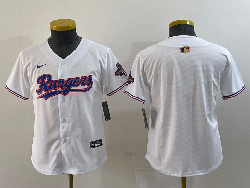 Men's MLB Texas Rangers Nameless Nike 2023 World Series Champions Jersey
