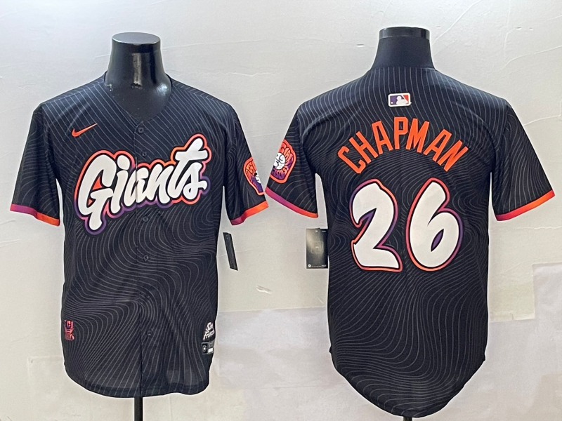 Men's MLB San Francisco Giants #26 Matt Chapman Nike 2025 City Connect Limited Jersey