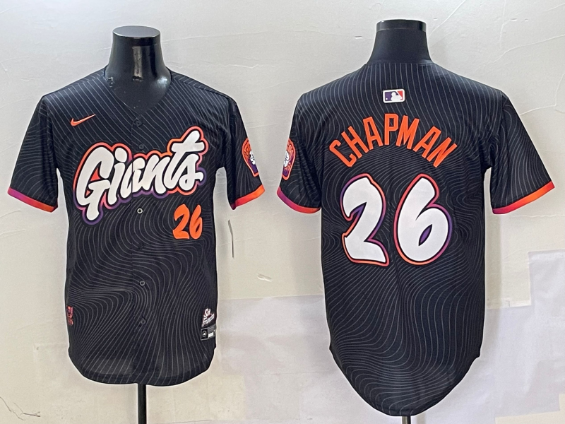 Men's MLB San Francisco Giants #26 Matt Chapman Nike 2025 City Connect Limited Jersey
