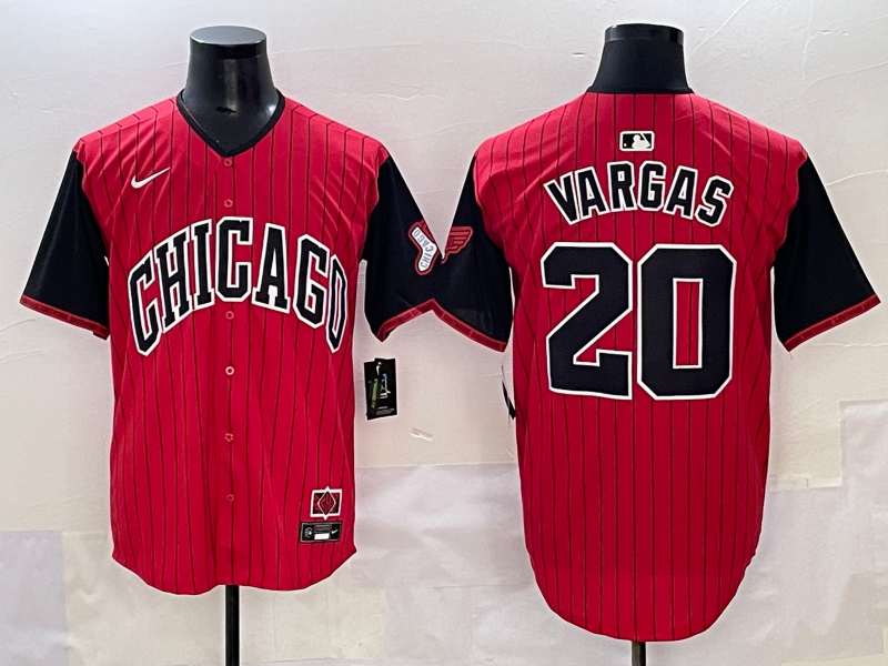 Men's MLB Chicago White Sox #20 Miguel Vargas Nike 2025 City Connect Limited Jersey
