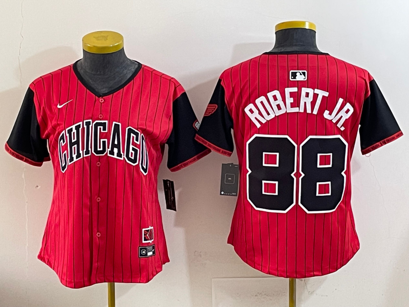 Women's MLB Chicago White Sox #88 Luis Robert Nike 2025 City Connect Limited Jersey