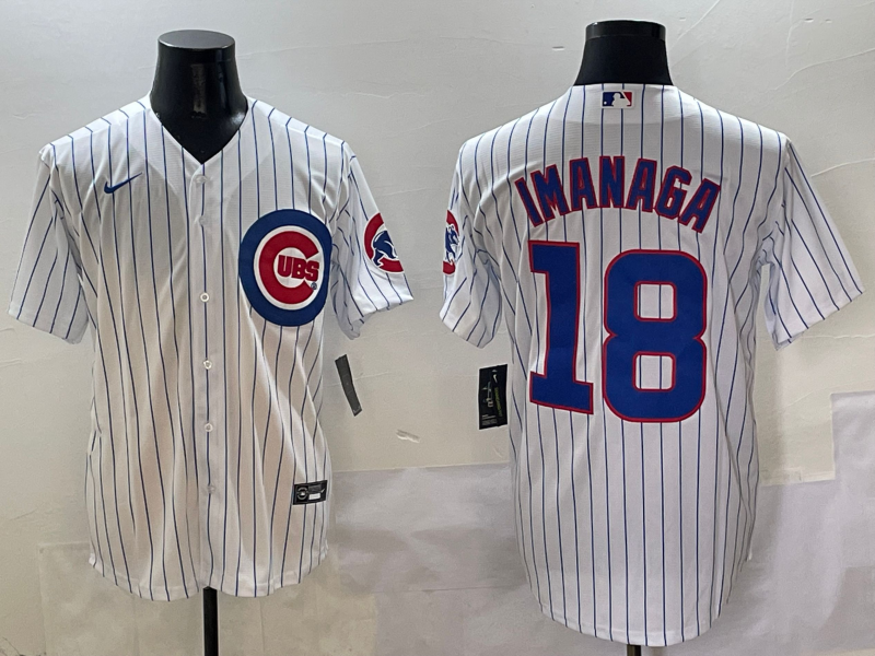 Men's MLB Chicago Cubs #18 Shota Imanaga Nike White Home Limited Jersey