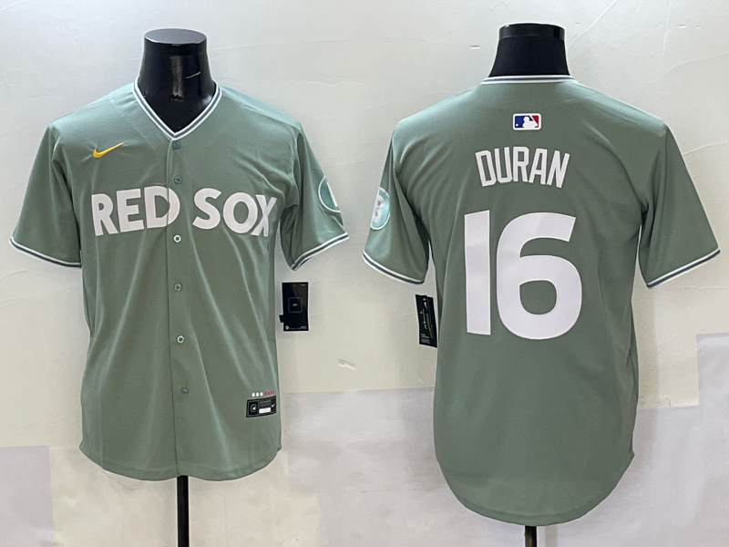 Men's MLB Boston Red Sox #16 Jarren Duran Nike 2025 City Connect Personalized Jersey