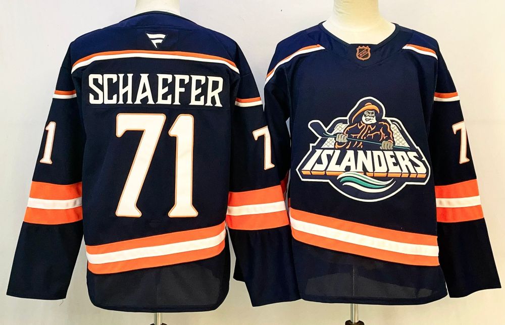 Men's NHL New York Islanders #71 Matthew Schaefer Fanatics 2024 Stadium Series Jersey