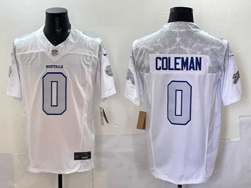 Men's NFL Buffalo Bills #0 Keon Coleman 2025 Rivalries Collection F.U.S.E Jersey