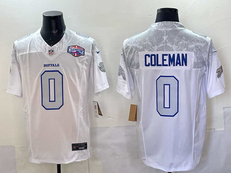 Men's NFL Buffalo Bills #0 Keon Coleman 2025 Rivalries Collection F.U.S.E Jersey