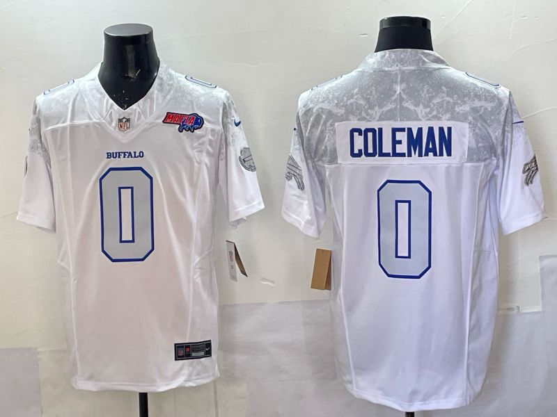 Men's NFL Buffalo Bills #0 Keon Coleman 2025 Rivalries Collection F.U.S.E Jersey