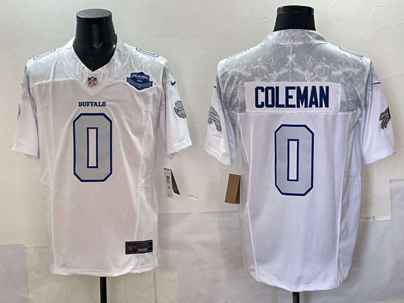 Men's NFL Buffalo Bills #0 Keon Coleman 2025 Rivalries Collection F.U.S.E Jersey