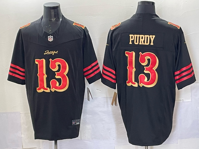 Men's NFL San Francisco 49ers #13 Brock Purdy 2025 Rivalries Collection F.U.S.E Jersey