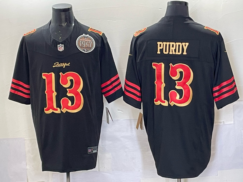 Men's NFL San Francisco 49ers #13 Brock Purdy 2025 Rivalries Collection F.U.S.E Jersey