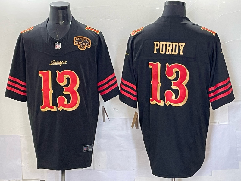 Men's NFL San Francisco 49ers #13 Brock Purdy 2025 Rivalries Collection F.U.S.E Jersey