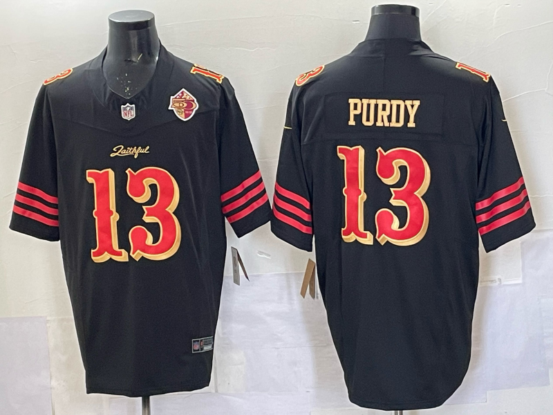 Men's NFL San Francisco 49ers #13 Brock Purdy 2025 Rivalries Collection F.U.S.E Jersey